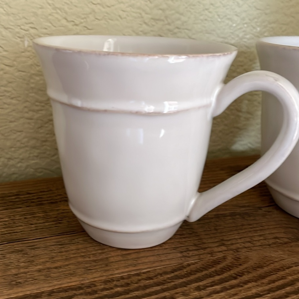 NWOT Pottery Barn Set-of-6 Cambria Handcrafted Stoneware Mugs, color Stone - Picture 3 of 11